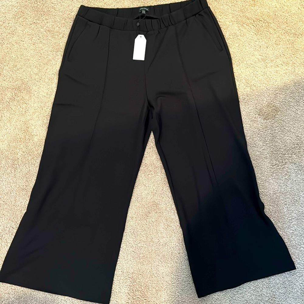 Universal Standard NWT wide leg pintick Ponte Pants